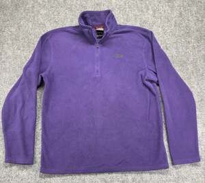 Purple The North Face quarter-zip fleece pullover